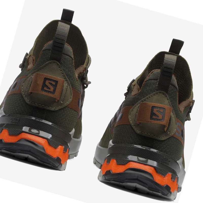 Salomon XA COVER Sneakers Dam Olivgröna Orange | IJDYGMW-47