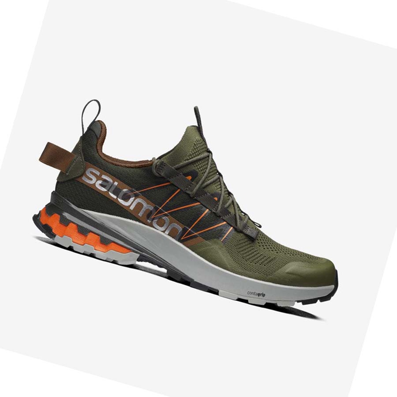 Salomon XA COVER Sneakers Dam Olivgröna Orange | IJDYGMW-47