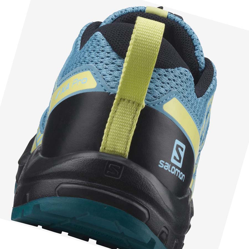 Salomon XA PRO V8 Trail löparskor Barn Blå | REWAUKZ-50