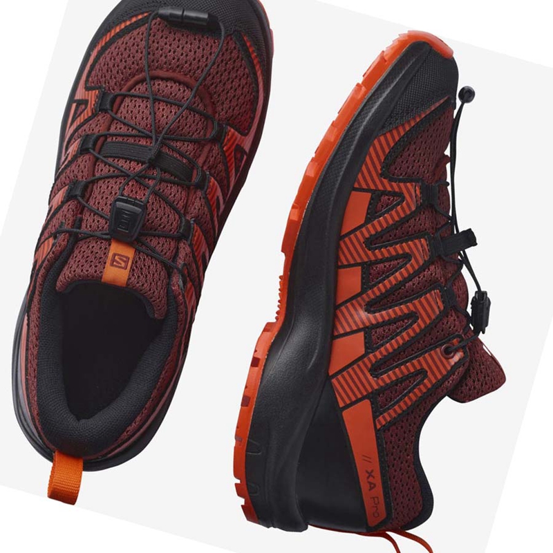 Salomon XA PRO V8 Trail löparskor Barn Orange | AUIENOS-38