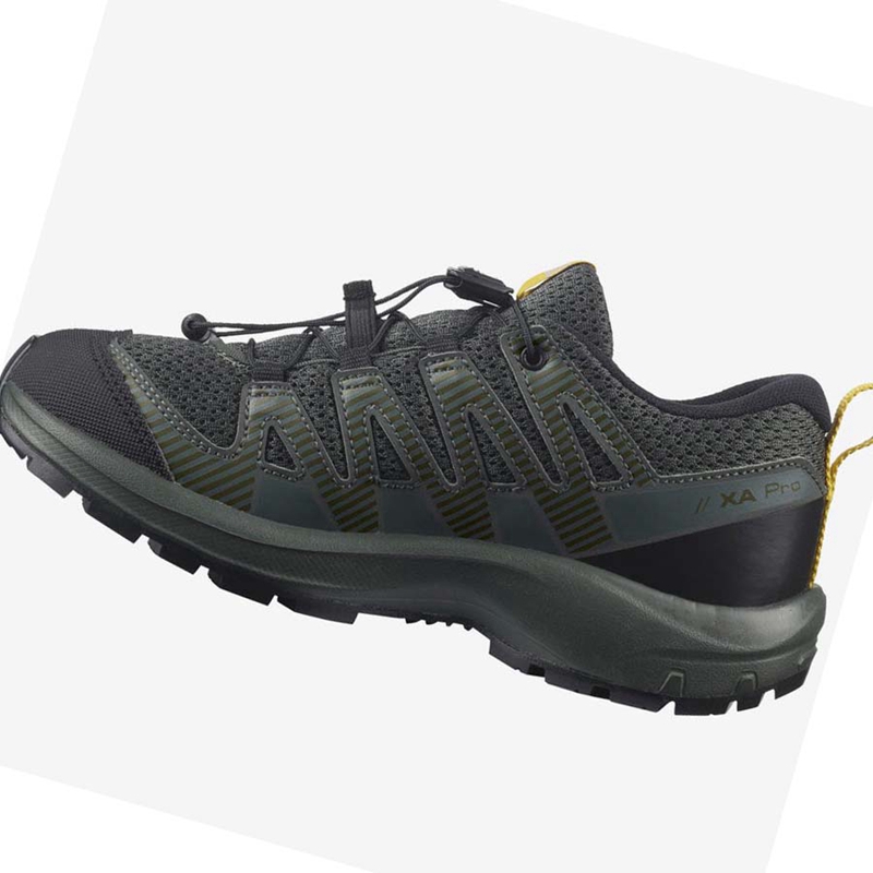 Salomon XA PRO V8 Vandringsskor Barn Svarta | LPNIQZK-43