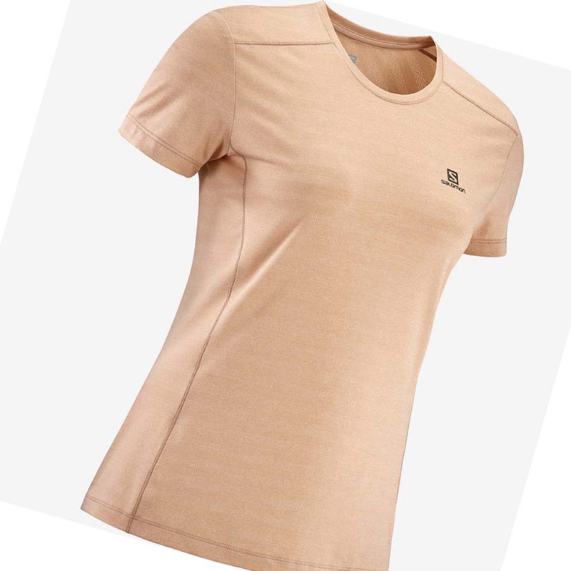 Salomon XA TEE W T-shirt Dam Rosa | VNWCHLJ-08