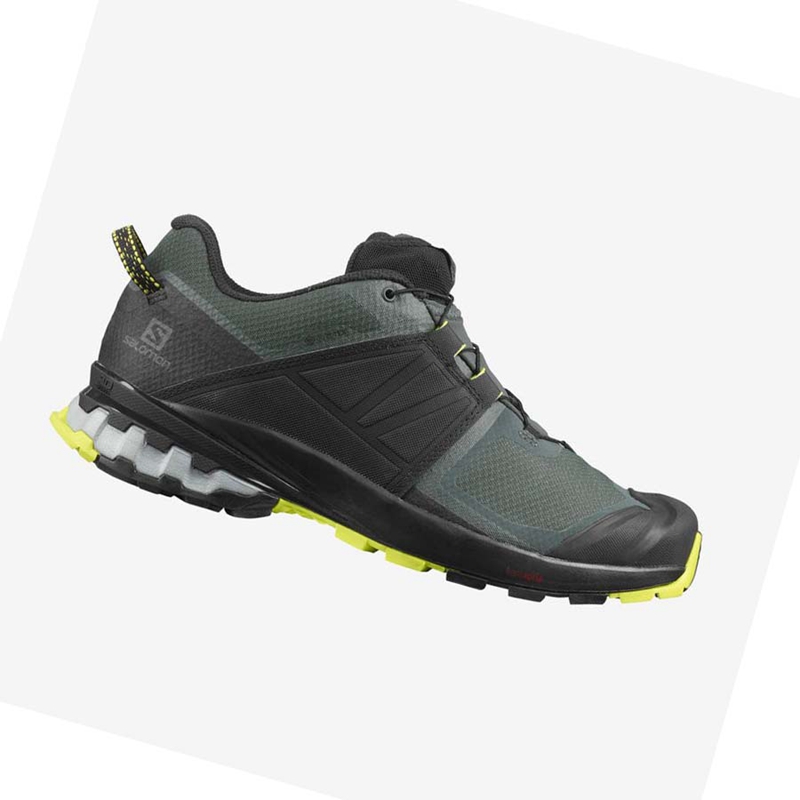 Salomon XA WILD GORE-TEX Trail löparskor Herr Svarta Olivgröna | AYFXINW-65