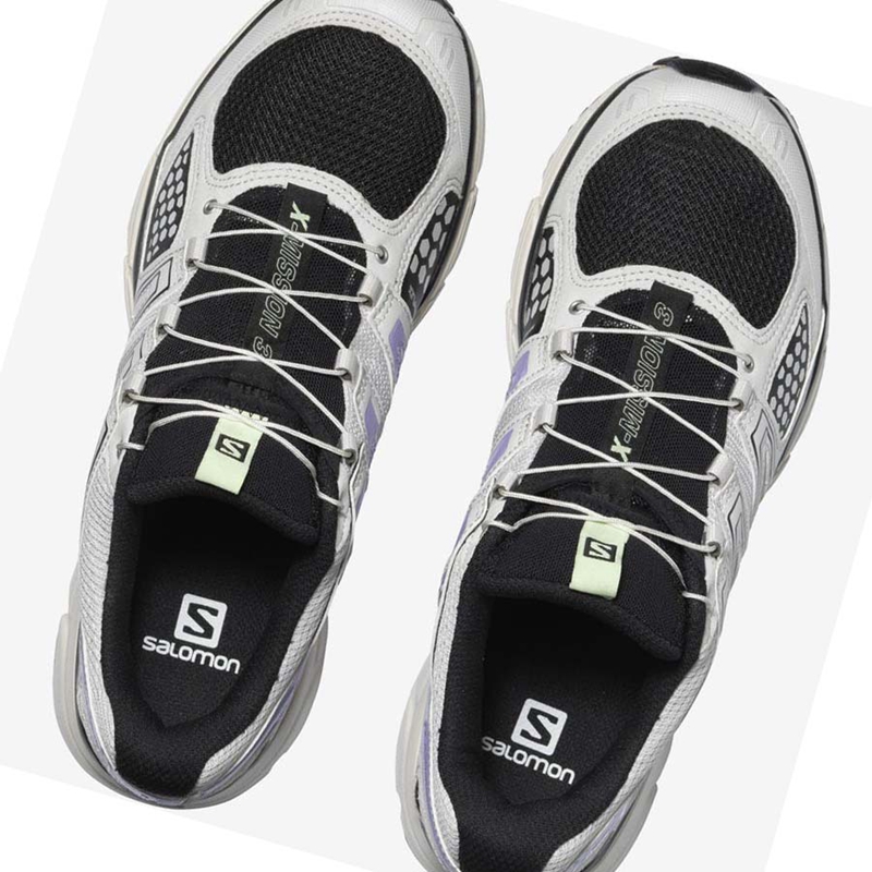 Salomon X-MISSION 3 Sneakers Dam Silver | UILBCAE-96