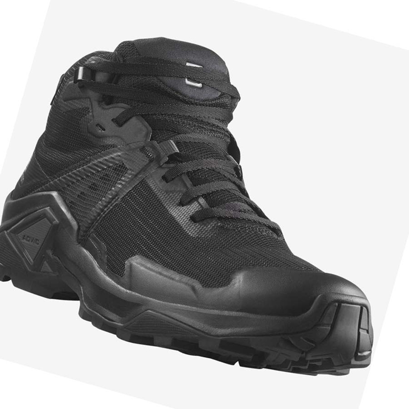 Salomon X RAISE 2 MID GORE-TEX Vandringsskor Herr Grå Svarta | OUGHVSE-10