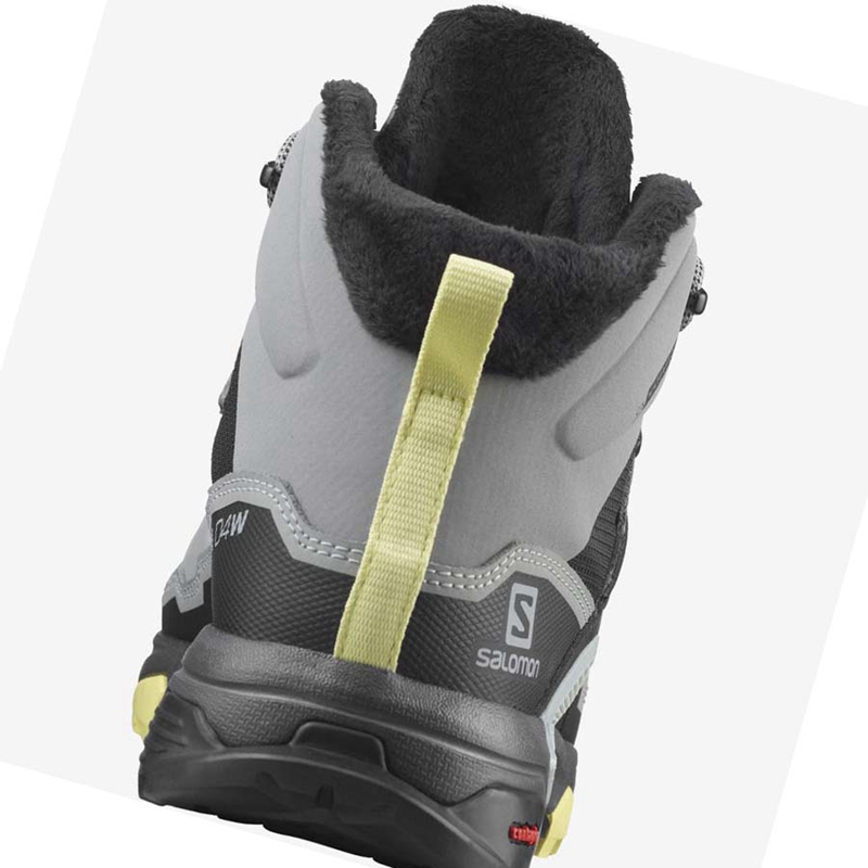 Salomon X ULTRA 4 MID WINTER THINSULATE™ CLIMASALOMON™ Vinterkängor Dam Grå | HQZYWET-65