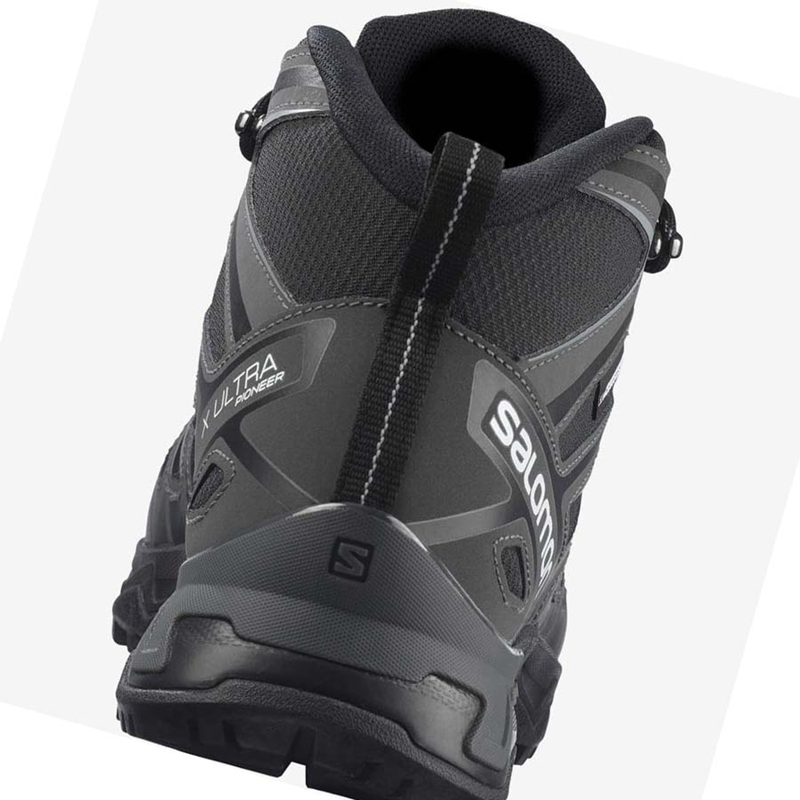 Salomon X ULTRA PIONEER MID CLIMASALOMON™ WATERPROOF Vandringsskor Herr Grå Svarta | HKPJFTO-02