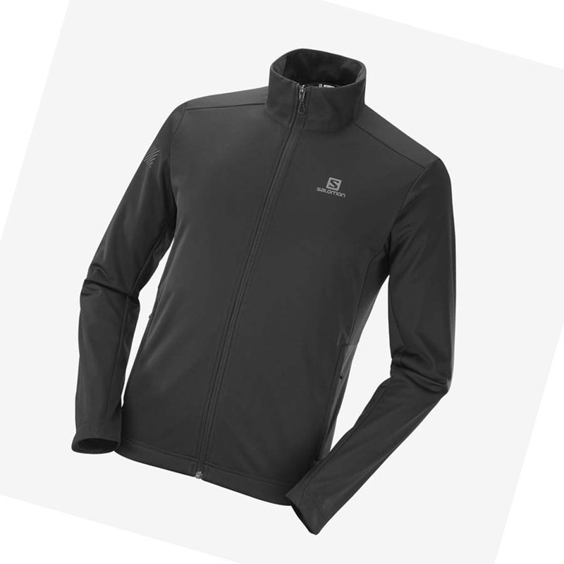 Salomon GORE TEX INFINIUM™ WINDSTOPPER® Jacka Herr Svarta | ERZGPHX-61